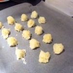 Congolais before baking