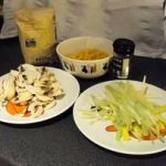 Vegetable risotto step 1