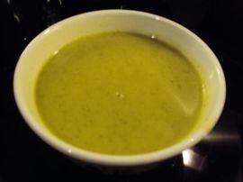 Soup of Broccoli and leeks