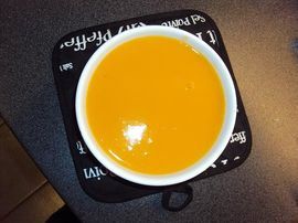 Soup of pumpkin