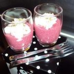 Beetroot with soft cheese