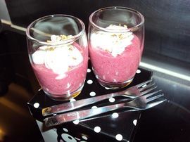 Beetroot with soft cheese