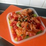 Salmon and avocado salad2