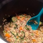 Quinoa bulgur carrot and courgette 42