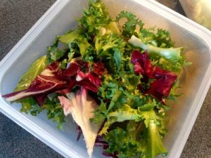 Salad with couscous carrots and tomato 12