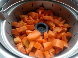 carrot and sweet potato mash 12
