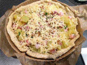 Green squash quiche 32