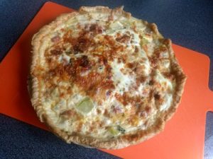 Green squash quiche 52