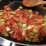 Pasta with red lentils sauce 22