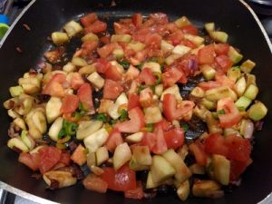 Pasta with red lentils sauce 32