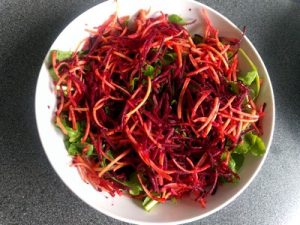 salad with Jerusalem artichoke 22