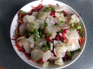 salad with Jerusalem artichoke 32