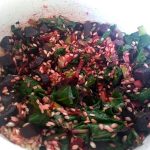 beetroots and spinach risotto 32