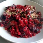 beetroots and spinach risotto 42