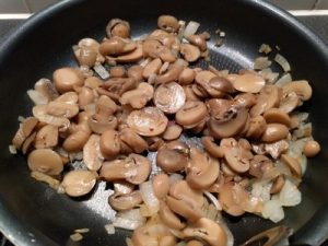 pasta pesto and mushrooms 12