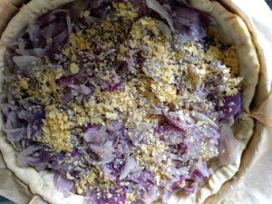 Onion vegan quiche 42