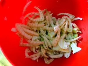 Fennel and giant couscous salad 12