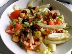 Fennel and giant couscous salad 32