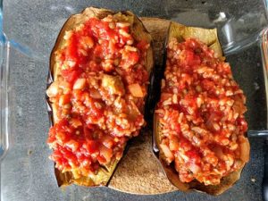 Stuffed aubergine 42