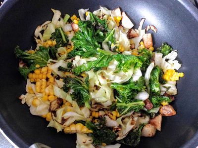 Cabbage stirfry 42