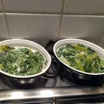 Spinach with cream 32