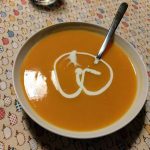 Carrot soup with miso paste2