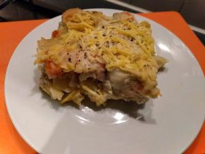 Salmon au gratin 22