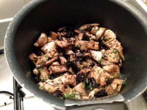 Pasta with mushrooms 12