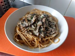 Pasta with mushrooms 22