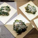 Puff pastry parcel with swiss chard and kale 22