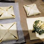 Puff pastry parcel with swiss chard and kale 32