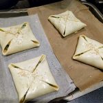 Puff pastry parcel with swiss chard and kale 42